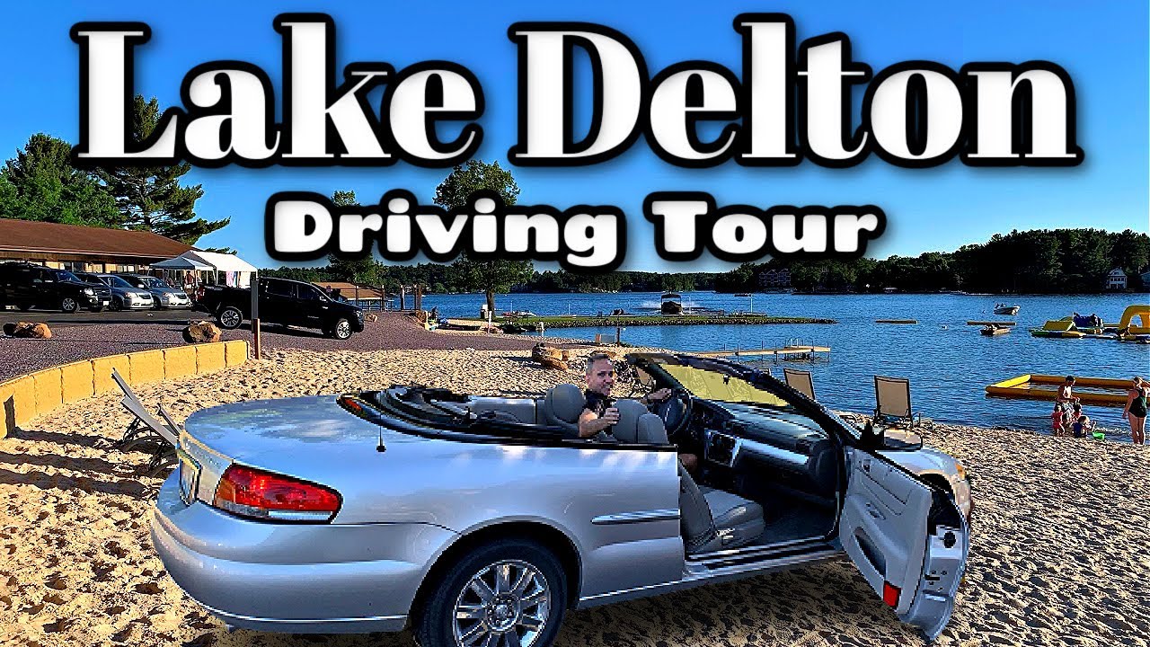 Wisconsin Dells - A Drive Around Lake Delton in 4K