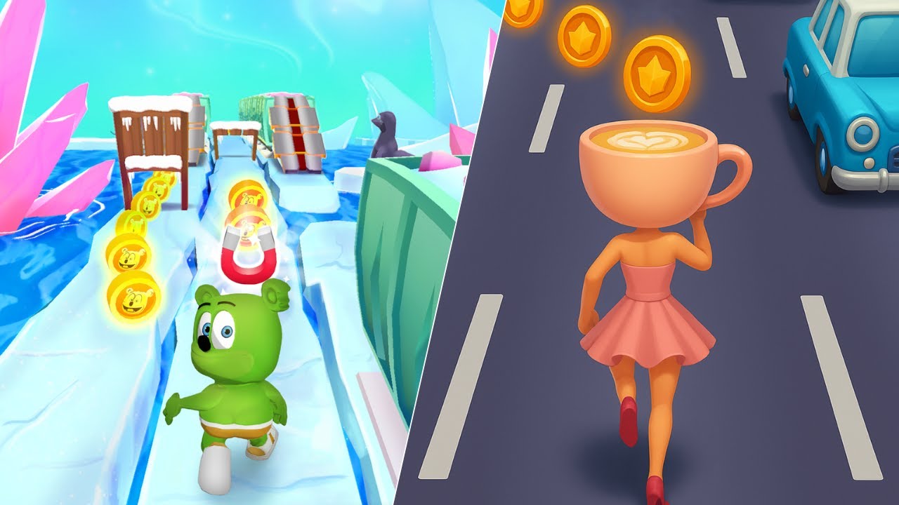 Gummy Bear Run Vs Brainrot Ballerina Cappuccina Runner #1