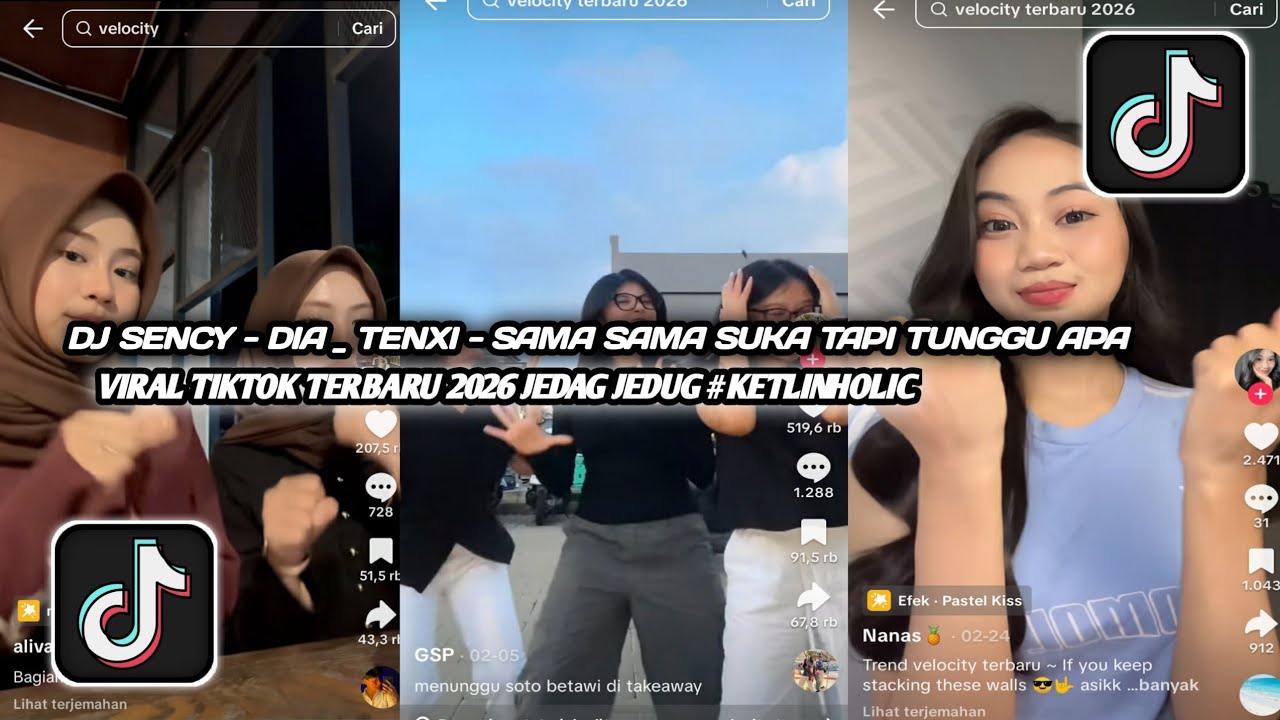 DJ SENCY – DIA X TENXI – SAMA SAMA SUKA TAPI NUNGGU APA? 🔥 VIRAL TIKTOK TERBARU 2026 FULL BASS