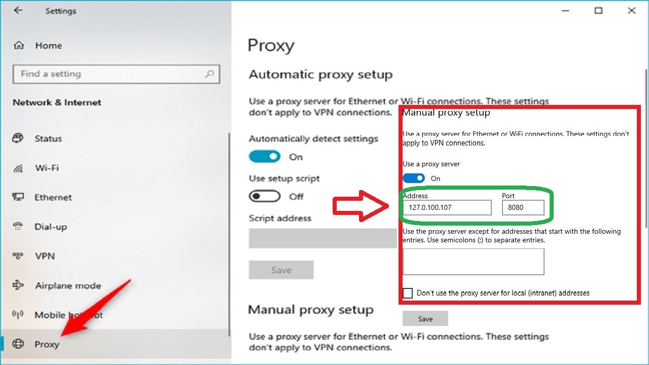 How To Setup & Manage Proxy Server Settings in Windows 10 || PROXY SERVER Settings in Google Chrome