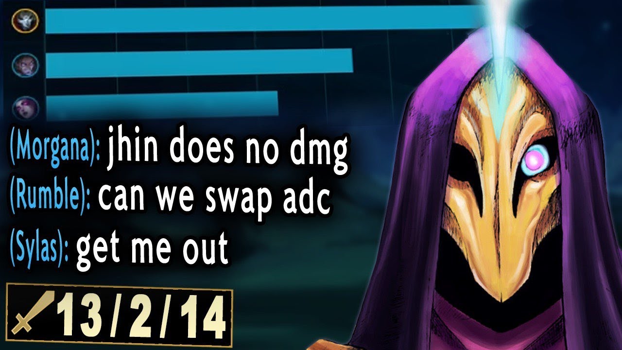 Suffering from success. Team flamed me all game. Life of an ADC main.