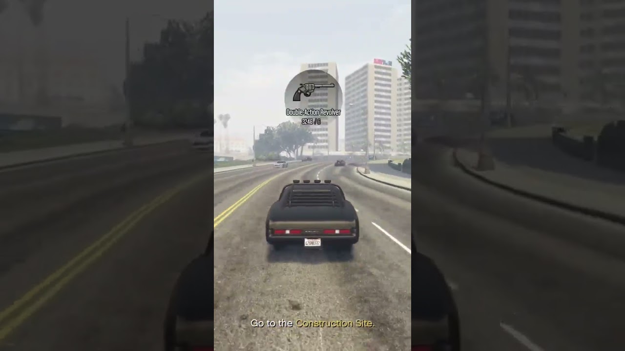 the duke o' death is so insane against parked civ cars on the right angle #xbox #gta #car #rockstar