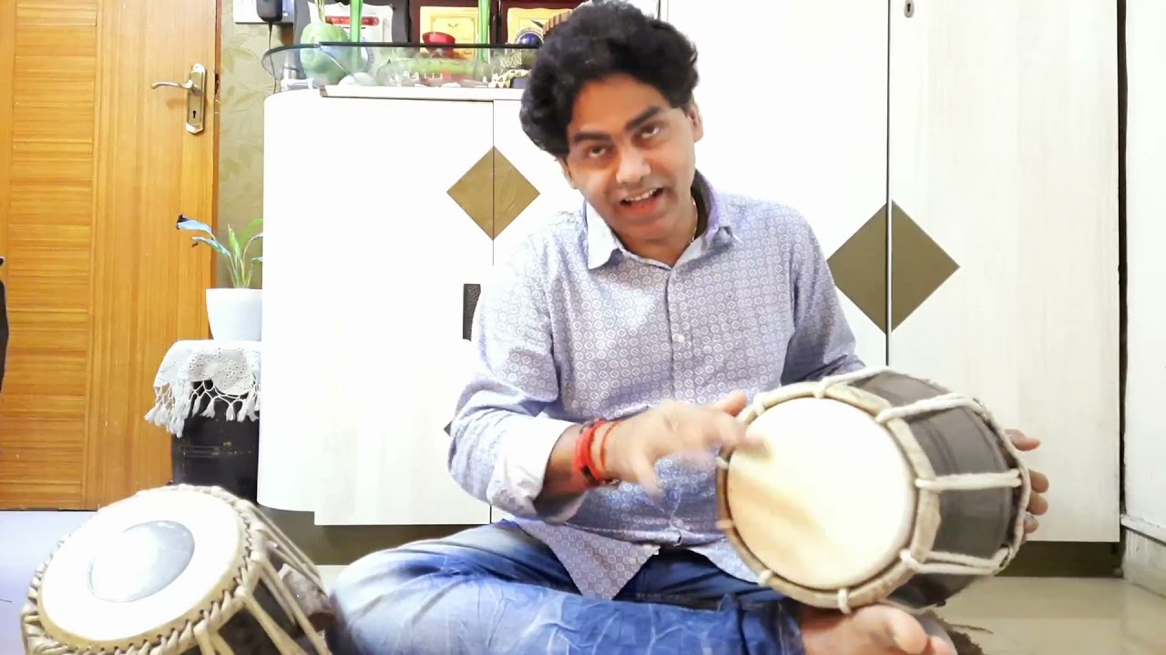 dholak tutorial on bhajani theka/how to play dholak/dholak kaise bajaye/shreedhara chari