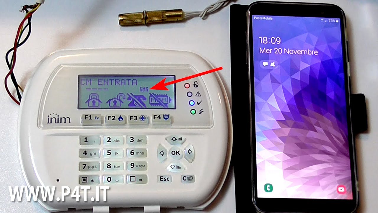 Invio SMS con Nexus/G della INIM