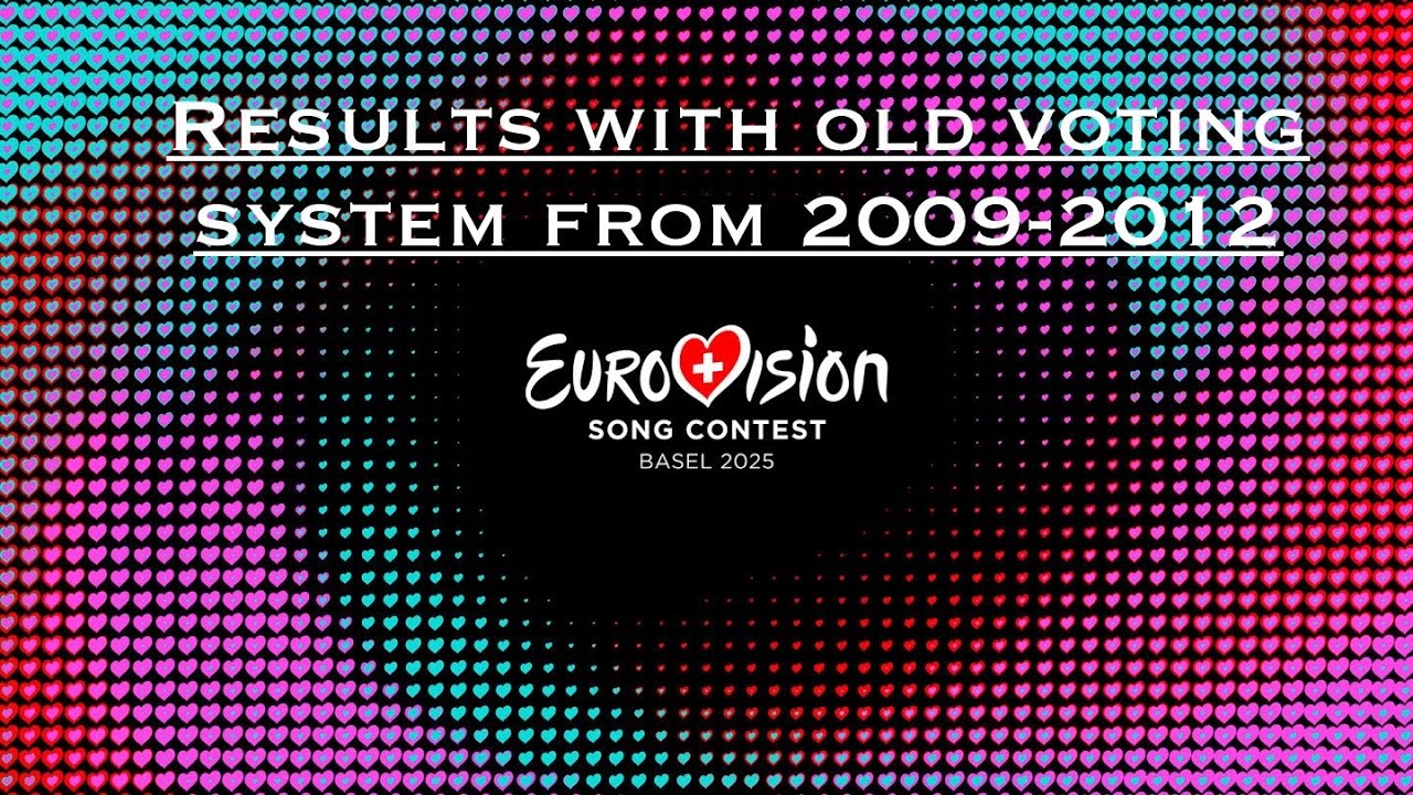 Eurovision 2025 final results but with old voting system.