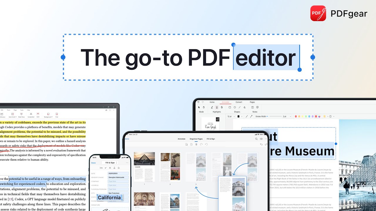 How to Edit PDF Files with PDFgear: Solutions for All Platforms