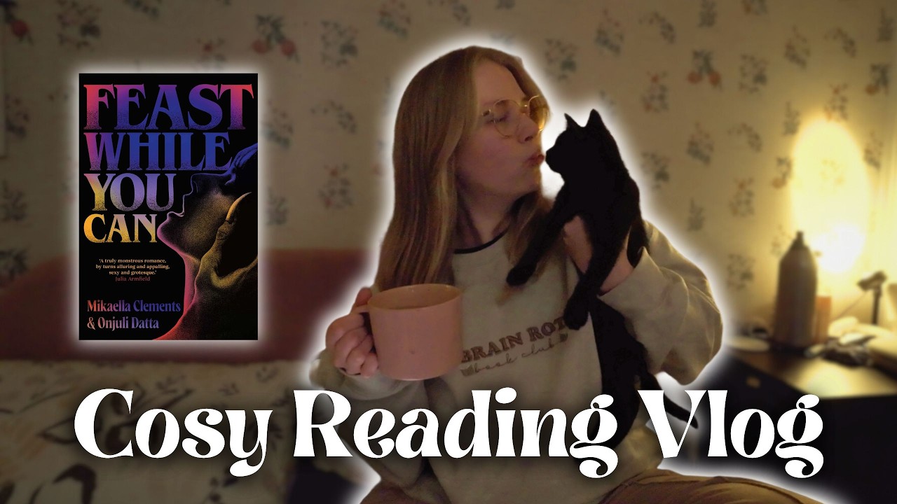 spend the evening with me ✧ cosy reading vlog + bookish vibes