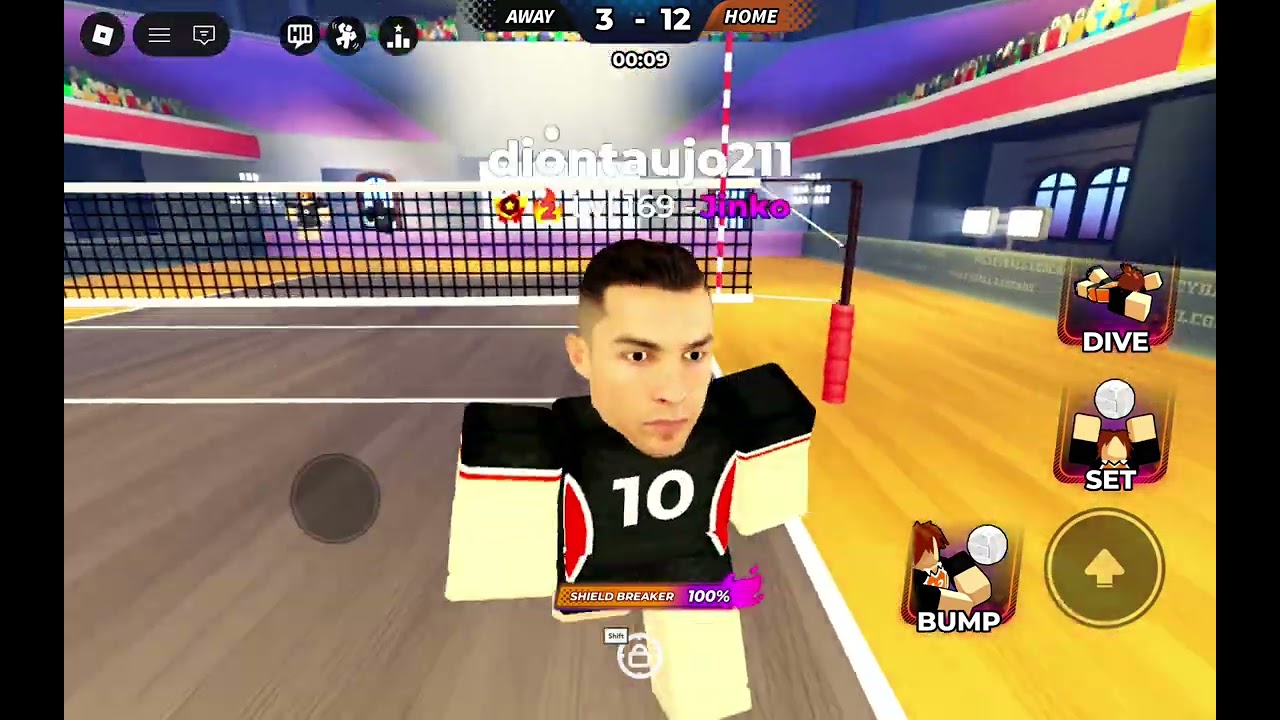 Did i cooking or my teammate ? #roblox #volleballegends #haikyuvoleball