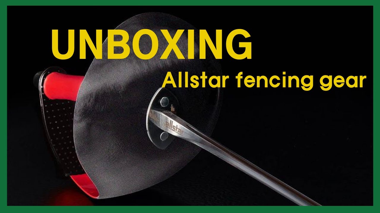 (sub) Unboxing the Allstar fencing gear(carving name and flag) 알스타 펜싱 장비 언박싱 (이름, 국기 새기기) 击剑装备拆箱