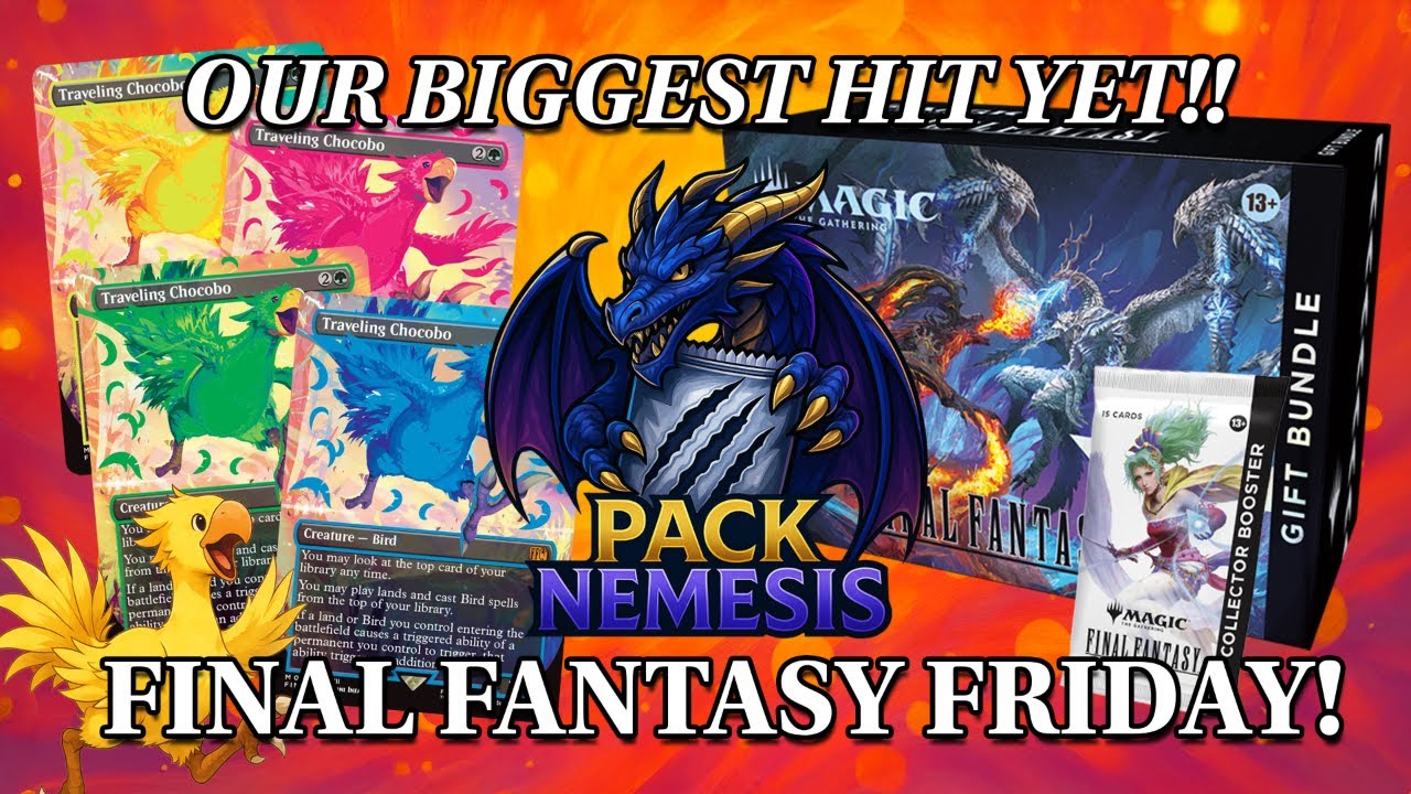UNBELIEVABLE  HIT! WE HAVE ALL OF THE LUCK! MTG Final Fantasy Gift Bundle for Final Fantasy Friday!