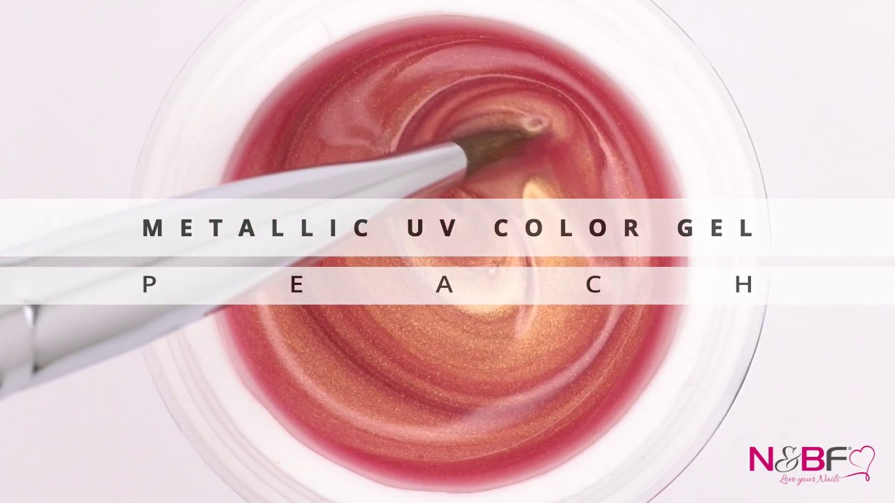 N&BF Metallic UV Color Gel Peach