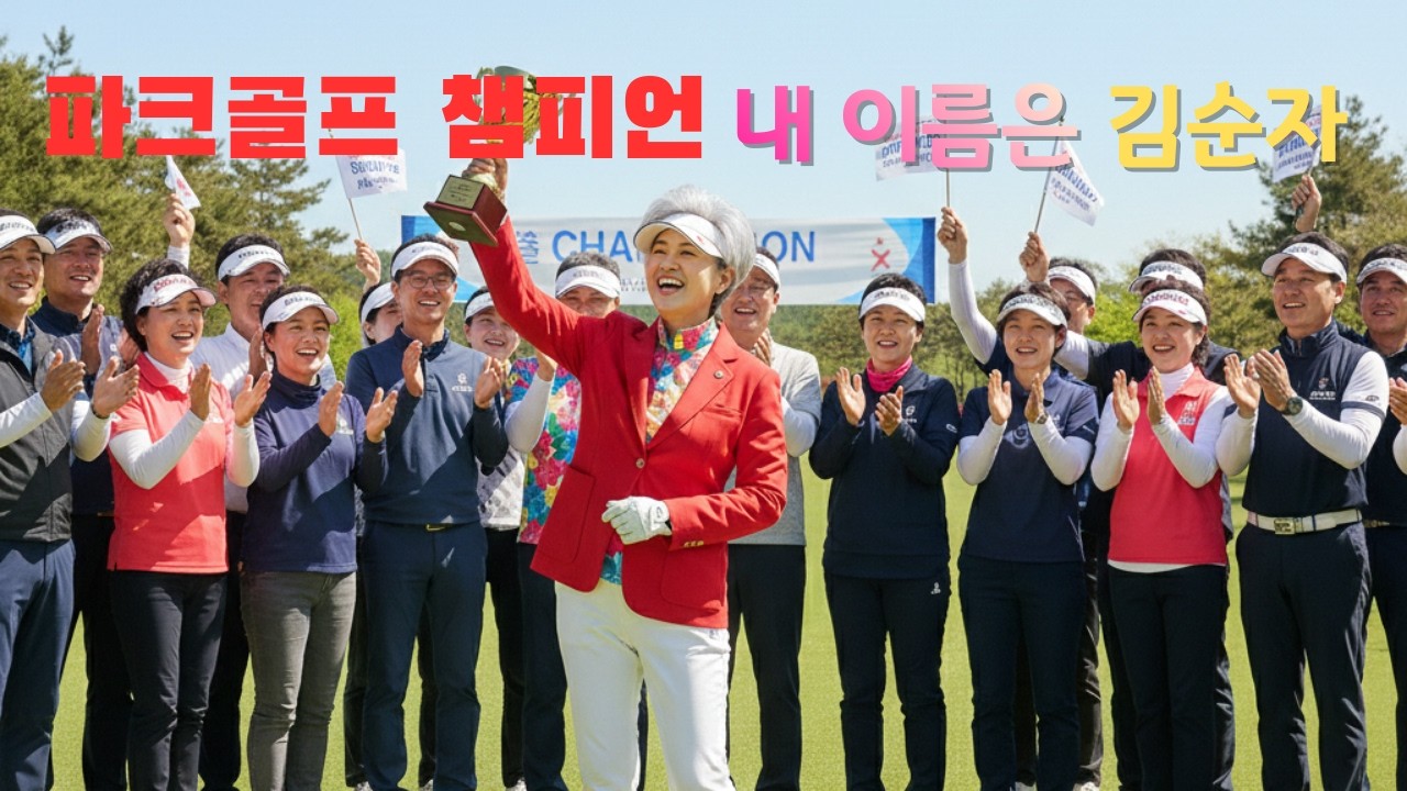 파크골프 챔피언 내 이름은 김순자