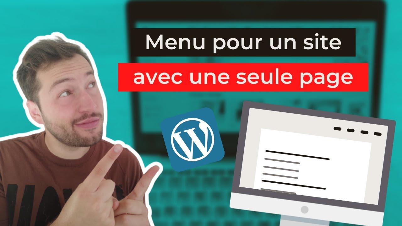Créer un Menu sur UNE Page WordPress