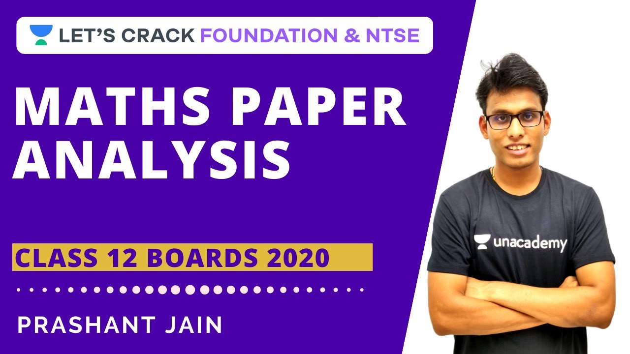 CBSE Class 12 Code 1,2,4,5 2020 Solutions | Maths Question Paper Analysis | CBSE Board Exam 2020