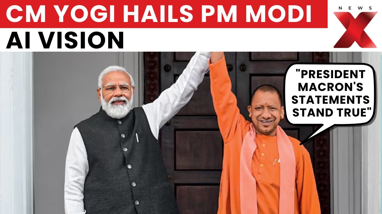 CM Yogi Welcomes PM Modi in Meerut, Hails PM’s Vision for AI and Innovation | NewsX