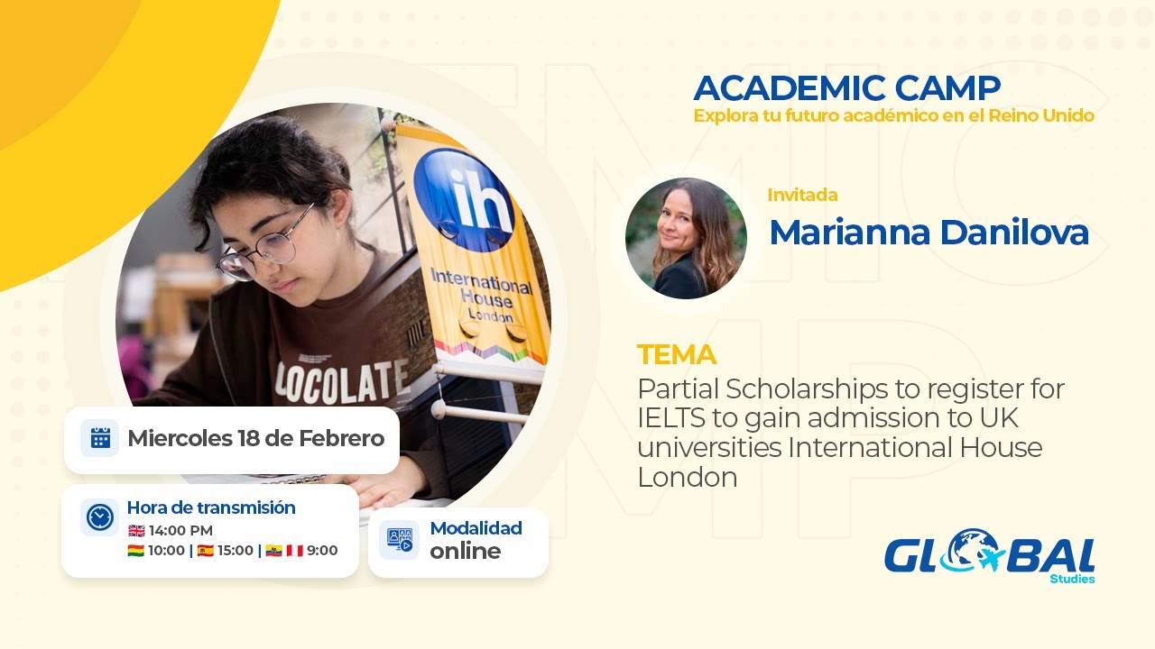 Partial IELTS Scholarships for UK University Admission | International House London