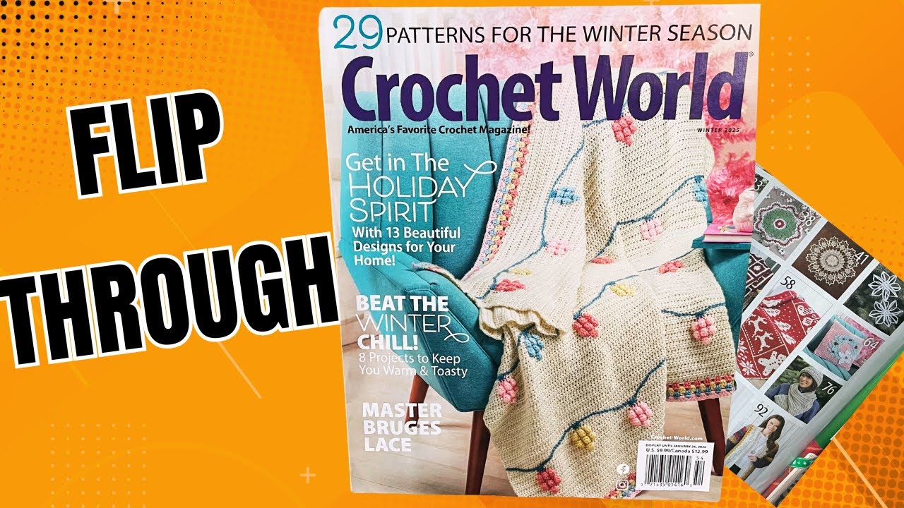 29 рождественских и зимних моделей 2026 года из последнего номера журнала Crochet World. Полистайте.