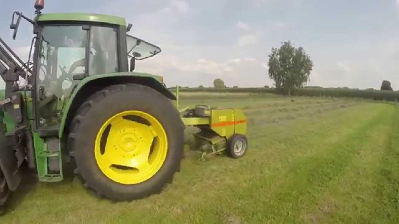 (Go Pro)Miniballen Pressen Wolvo r 500 und Wickeln