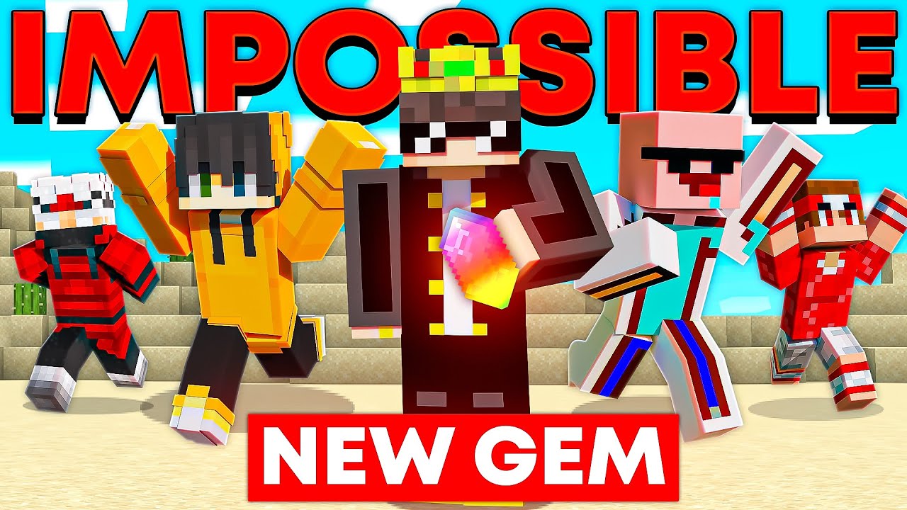 This Immortal Gem is Hardest to Obtain In This 'Magic Gem Only' Minecraft Server