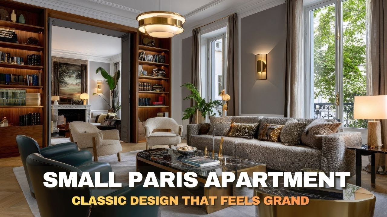 How Architects Turn a Small Paris Apartment into Timeless Classical Luxury