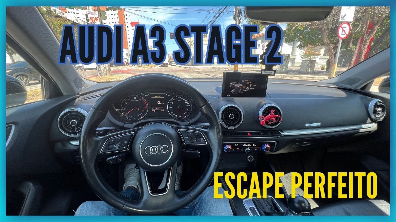 ANDEI EM UM AUDI A3 2.0 STAGE 2
