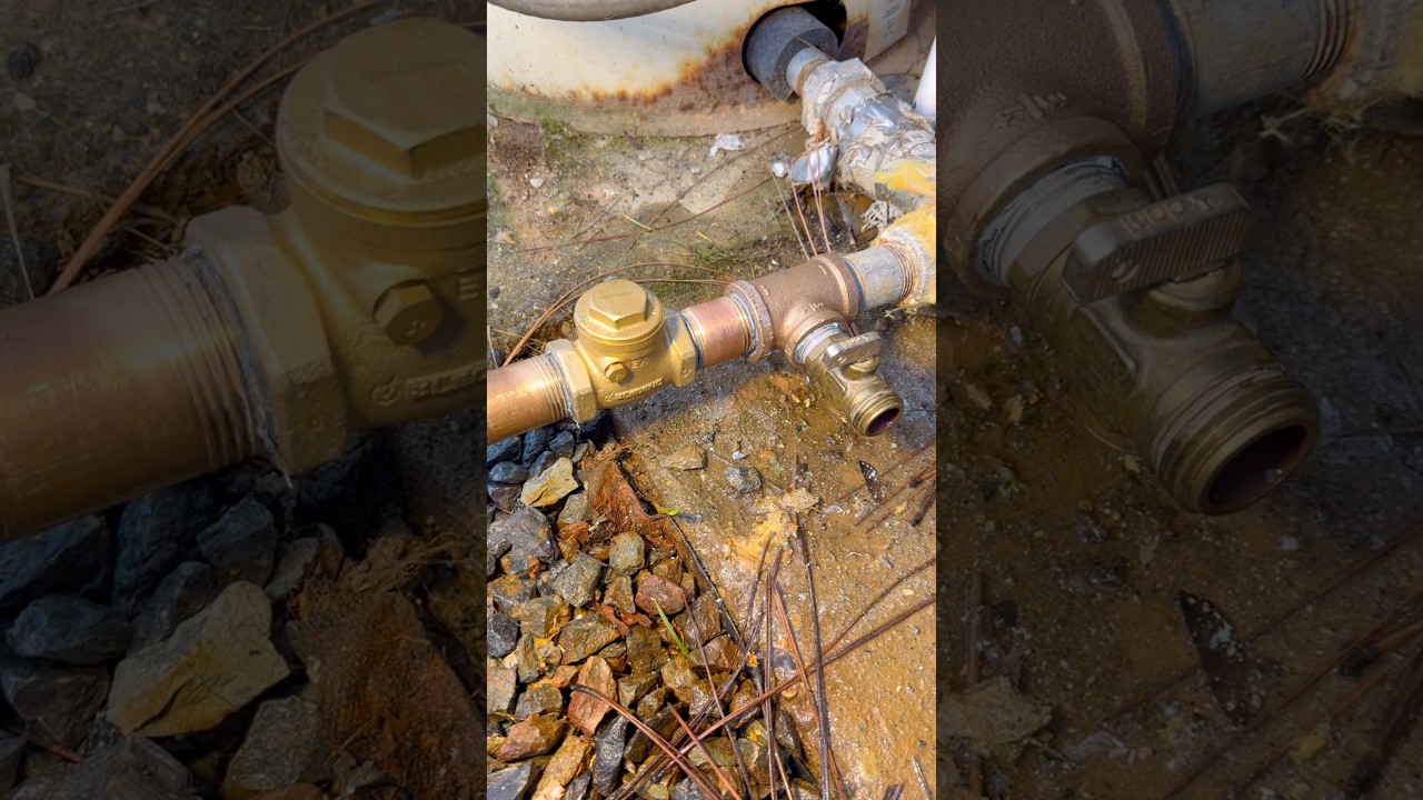 replacing a broken check valve back at the ranch