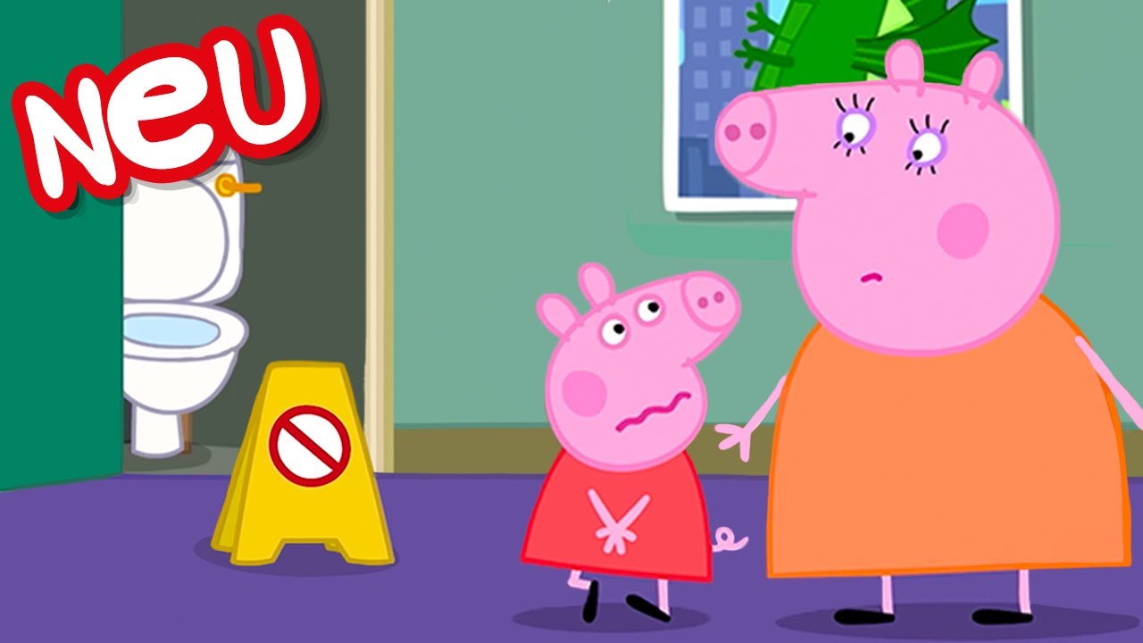 Peppa-Wutz-Geschichten | Peppa braucht das Badezimmer | Videos für Kinder