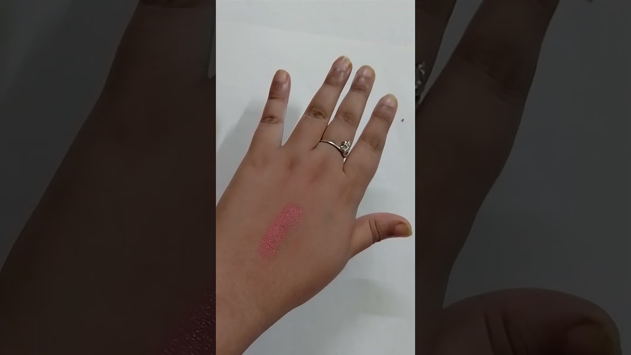 Lotus lipstick swatches shade nude charm