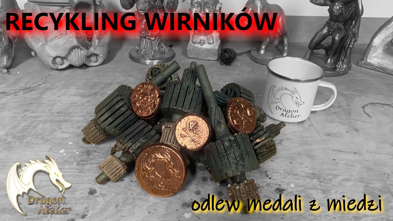 Uwalnianie piękna: odzysk miedzi z wirników i odlew lśniących miedzianych medali