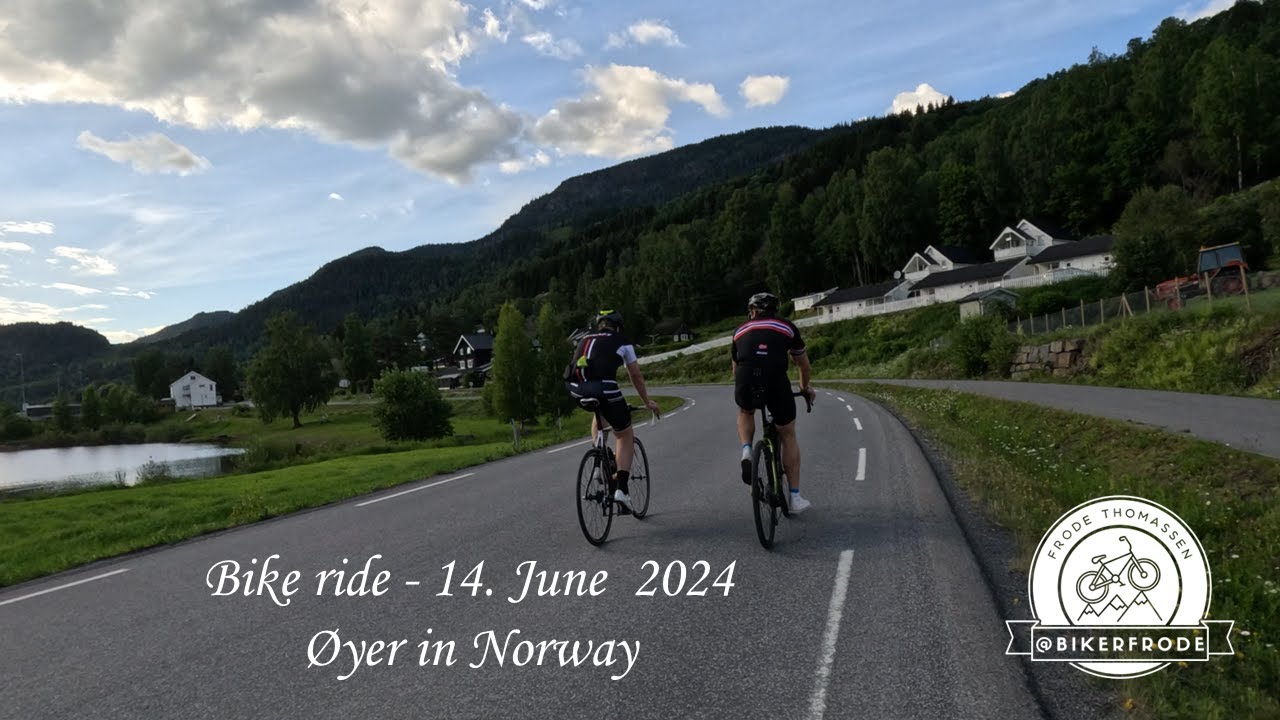 Cycling along Kongsvegen in &Oslash;yer 🚴🌿 June 14, 2024 @Bikerfrode