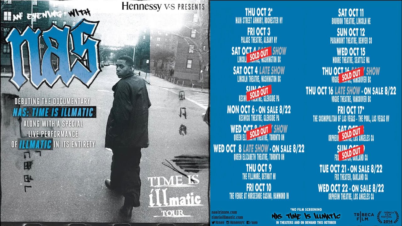 Nas ‘Time Is Illmatic Tour’ 10/05/14 - Keswick Theater, Glenside PA