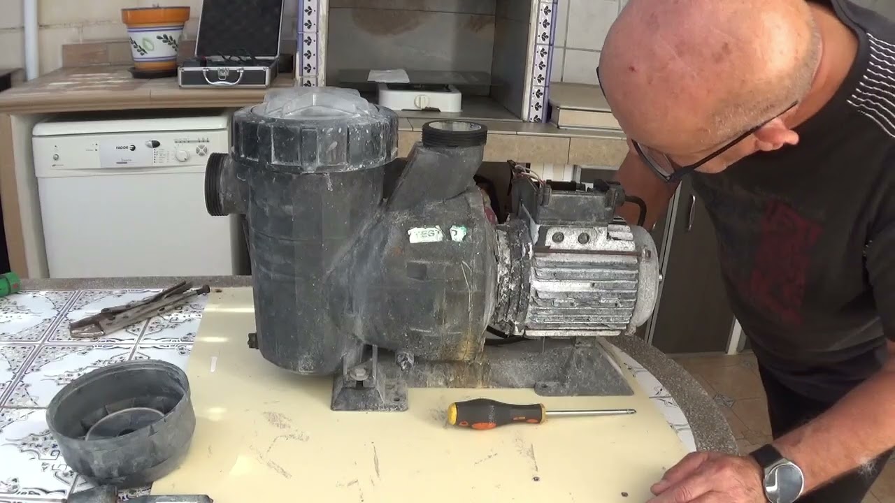 reparacion bomba piscina parte1ª suscríbete gracias