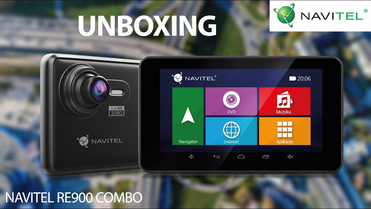 NAVITEL RE900 COMBO - unboxing i przygotowanie do jazdy