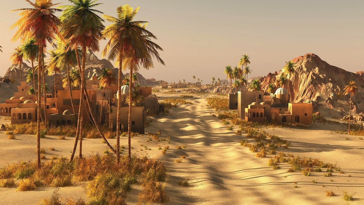 Arabian Music &ndash; Palm Desert Town | Dark, Fantasy