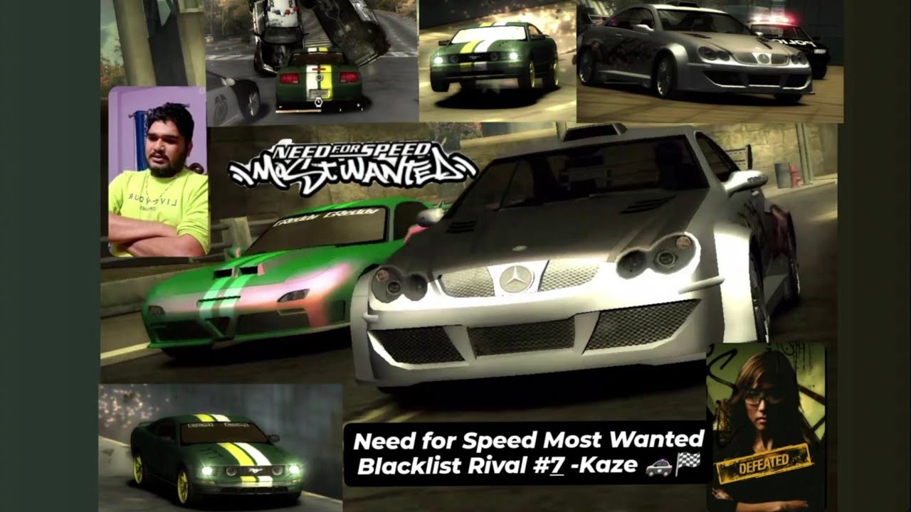 Need For Speed Most Wanted Blacklist Rival 7 Kaze Bounty & Races