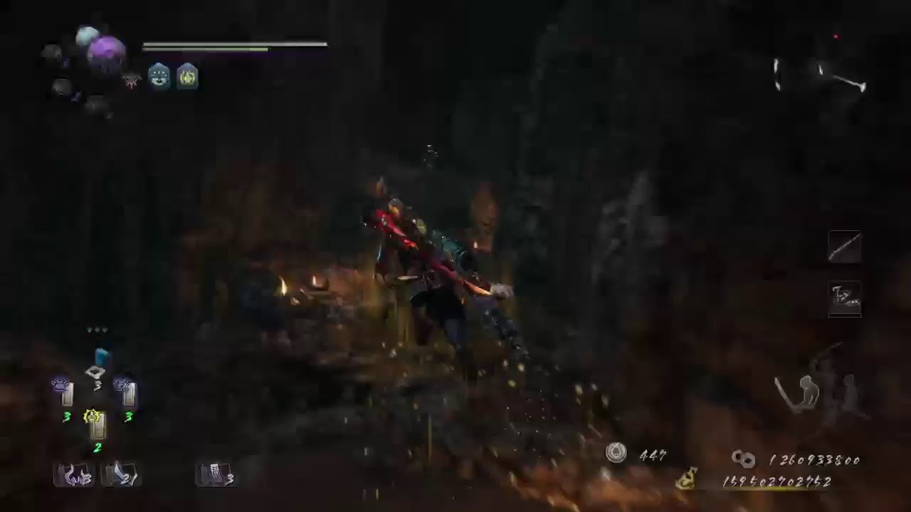 Trauriger Man ohne PS5 spielt Nioh 2