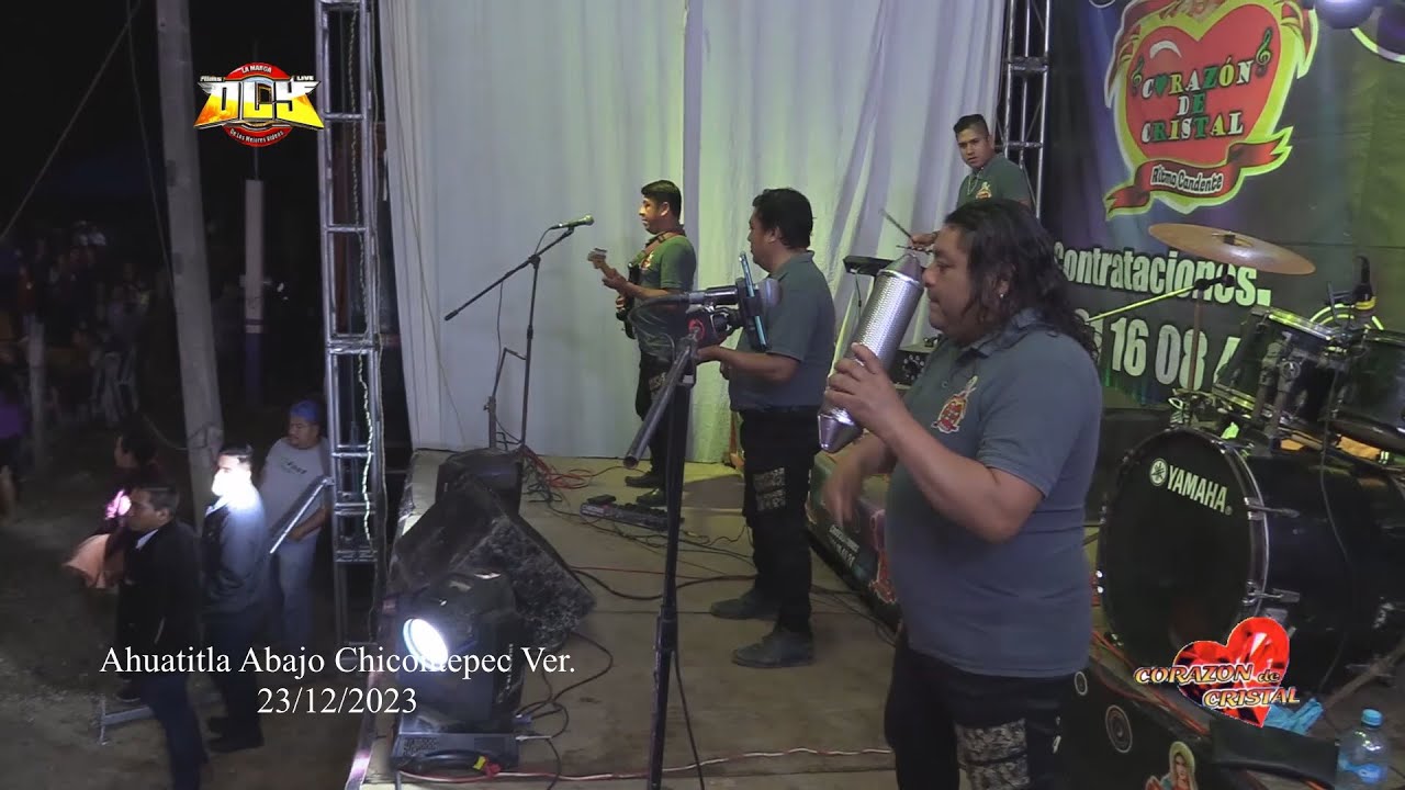 GRUPO CORAZÓN DE CRISTAL│EN VIVO│ AHUATITLA CHICONTEPEC VERACRUZ FULL HD