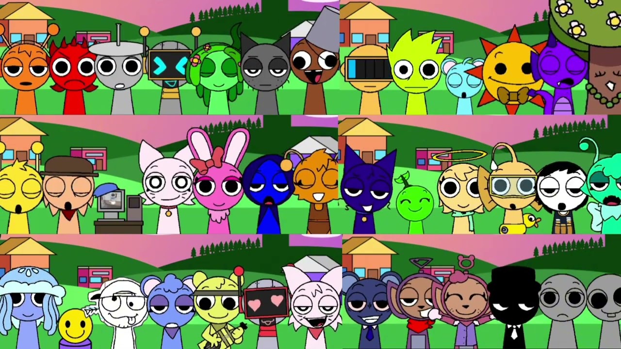 Incredibox Sprunkle Salad v3.5 And Beta - All Characters Together