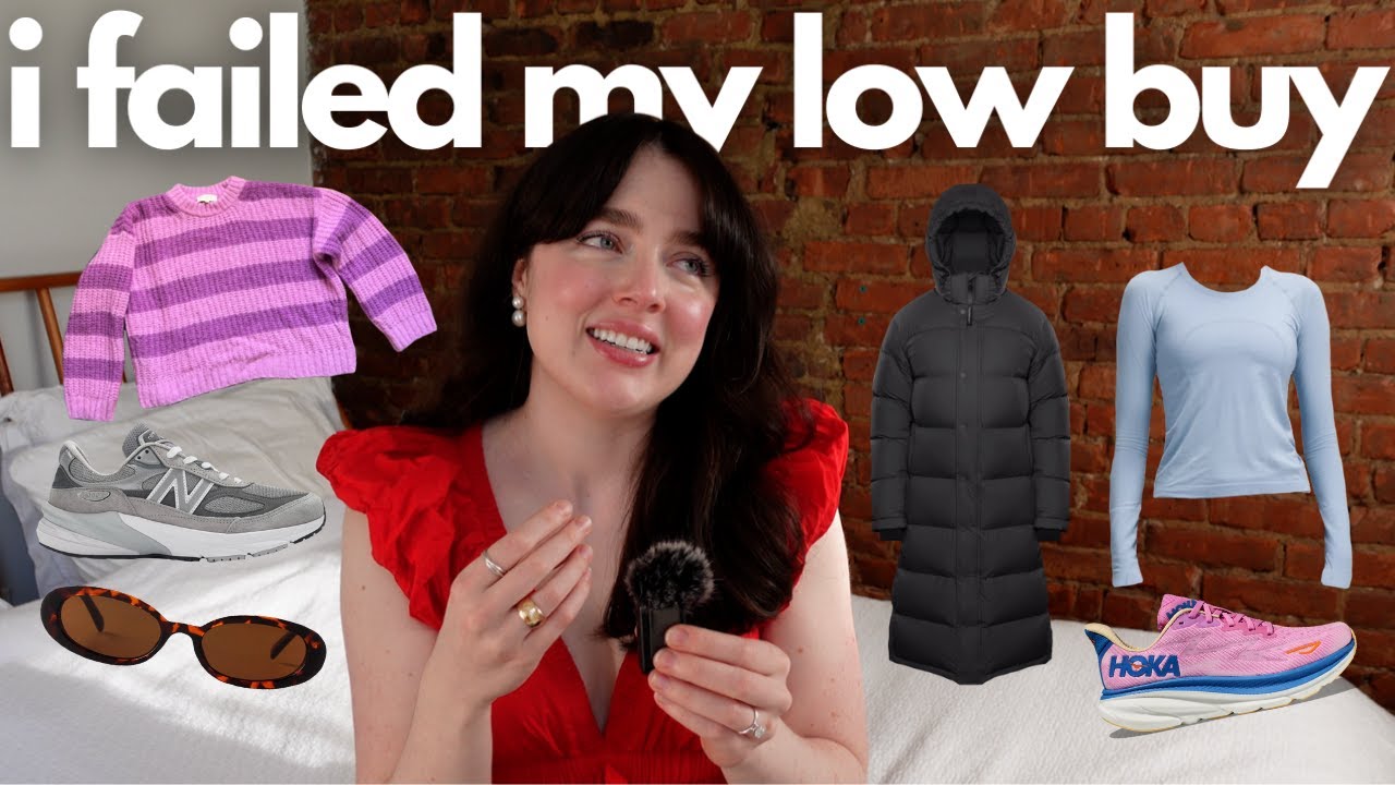 I failed my low buy: 2024 low buy year finale & everything I bought this year!