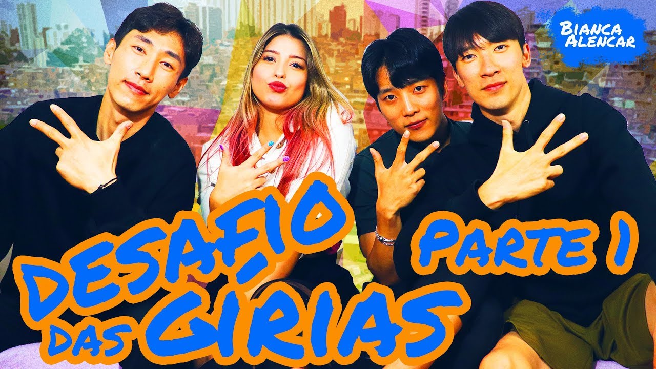 COREANOS FALANDO GÍRIAS BRASILEIRAS pt 1  (Rico, Reco e Cobrano)