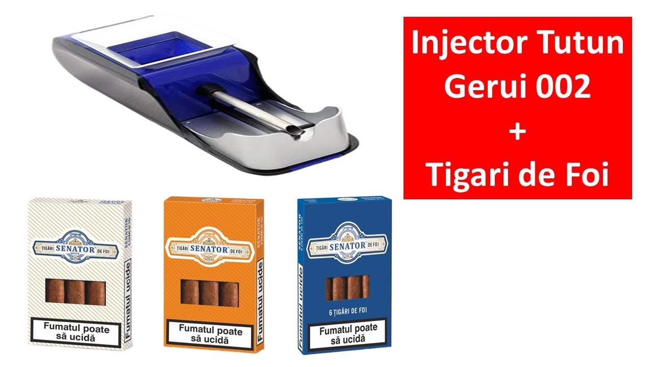 Injector Tutun Gerui 002 + Tigari de Foi Unboxing