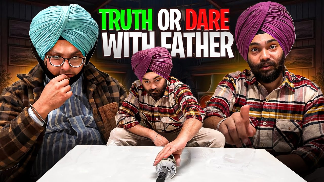 Truth Or Dare With Father @Purewalparamjit_  || New punjabi Comedy Video 2025 || Jot Harjot 