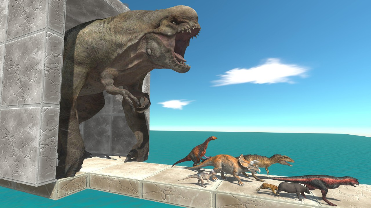 Distortus Rex Escape Challenge - Can Animals and Dinosaurs Survive the Tomb and Reach Safety?