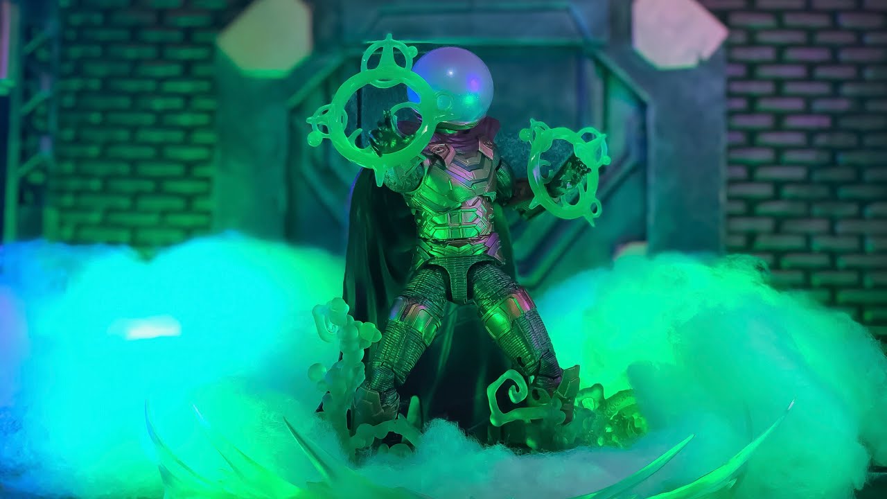 Marvel  Legends Mysterio Spider-Man Far From Home (Molten Man BAF Series) Action Figure Review
