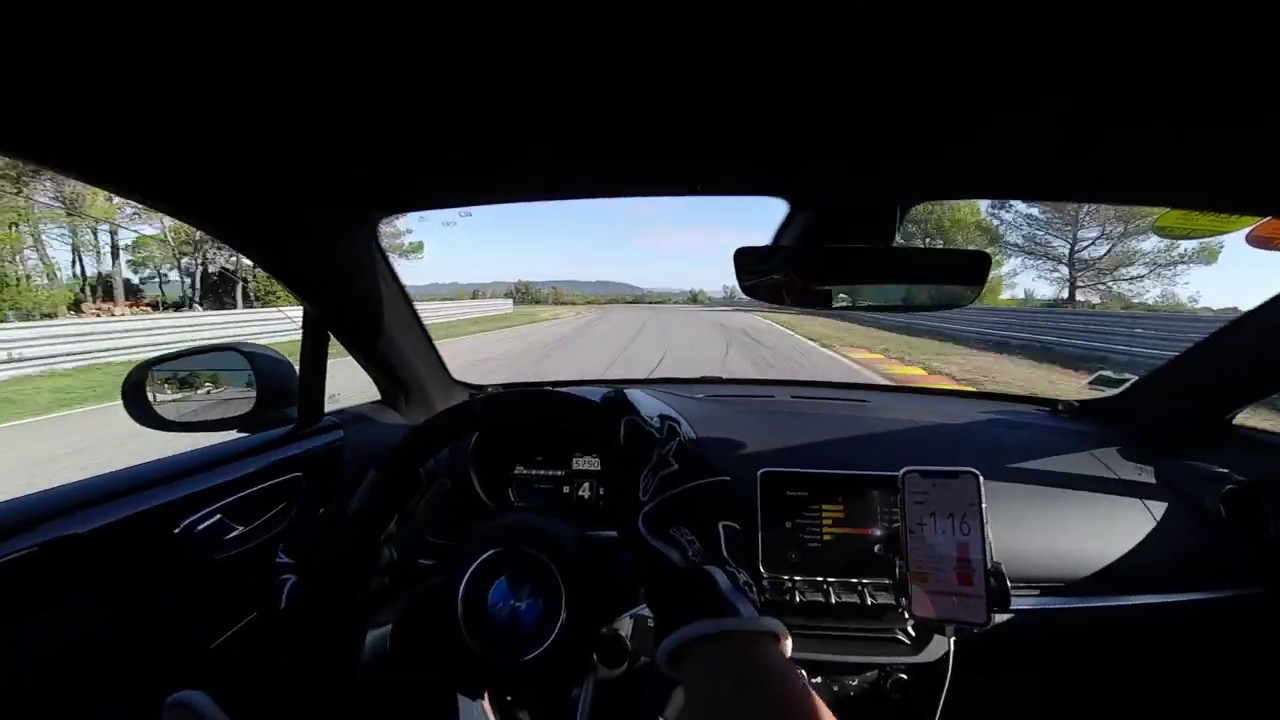 Alpine A110 glisse Circuit du Luc
