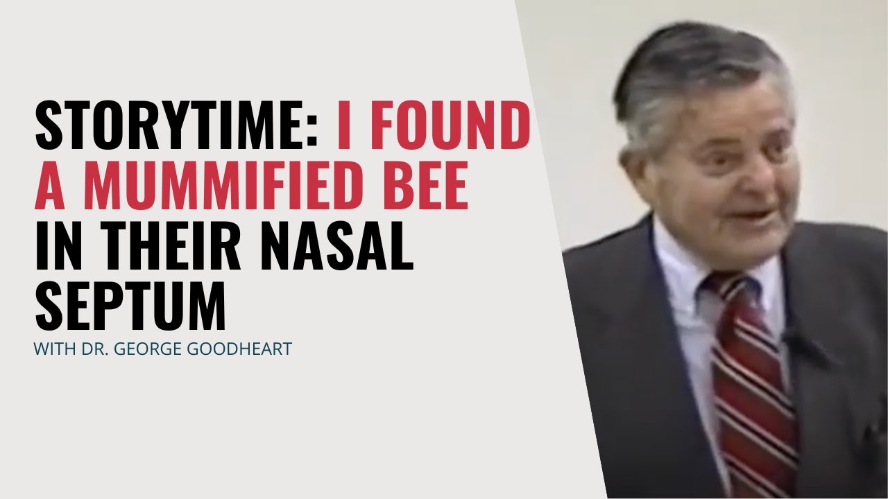 Dr. Goodheart shares his story on finding a bee during diagnostic work with a patient
