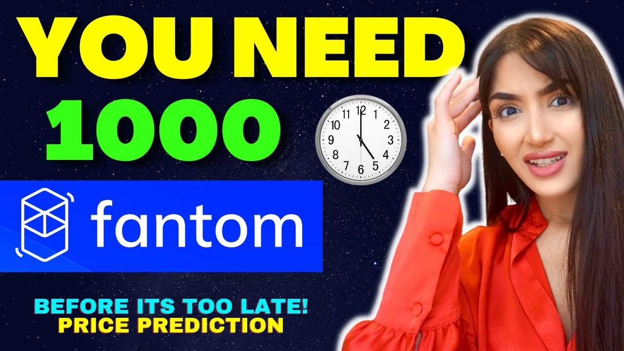 WHY YOU NEED 1000 FANTOM $FTM BECAUSE THIS IS WHERE FANTOM PRICE IS HEADING!