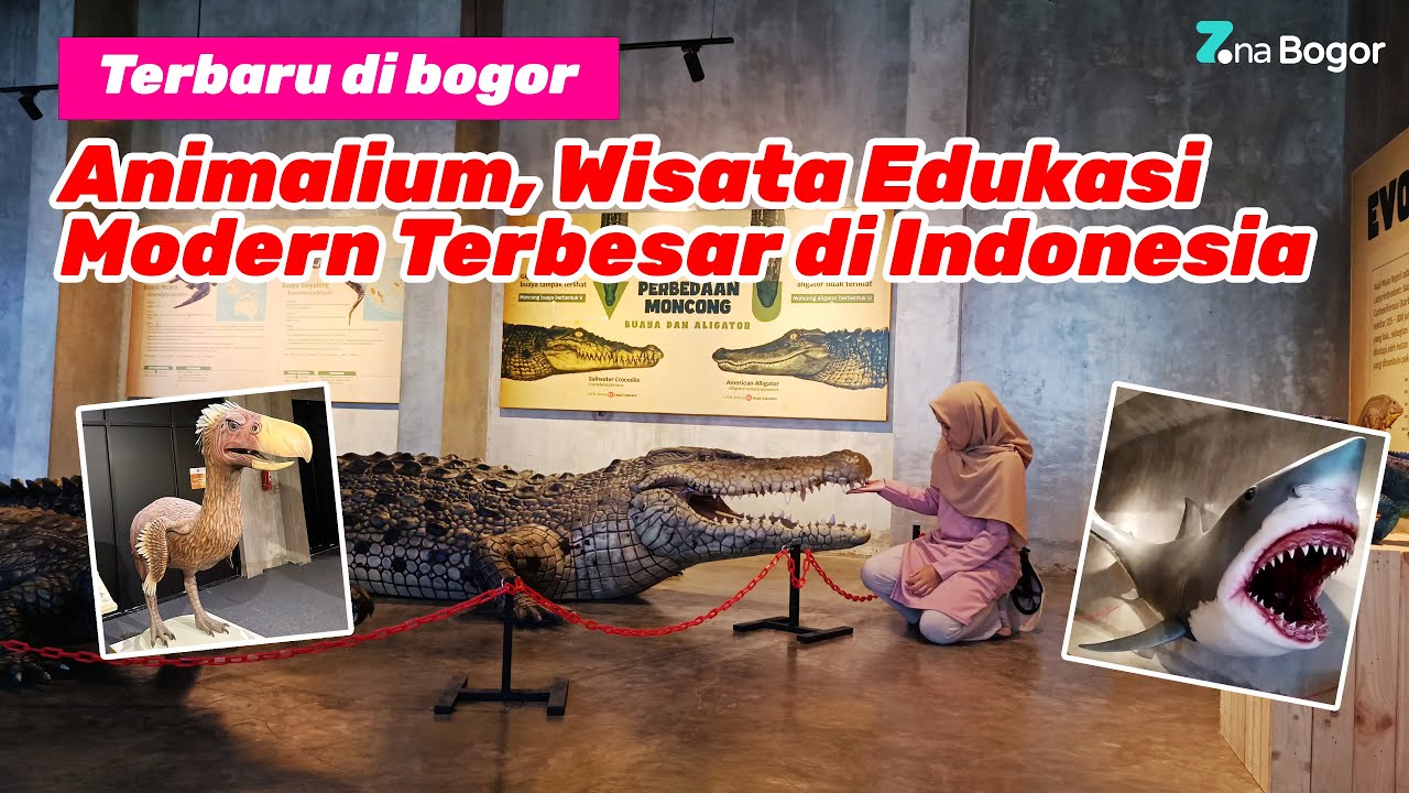 ANIMALIUM BRIN BOGOR, Wisata Edukasi Modern Terbesar di Indonesia - SERU BANGET TEMPATNYA