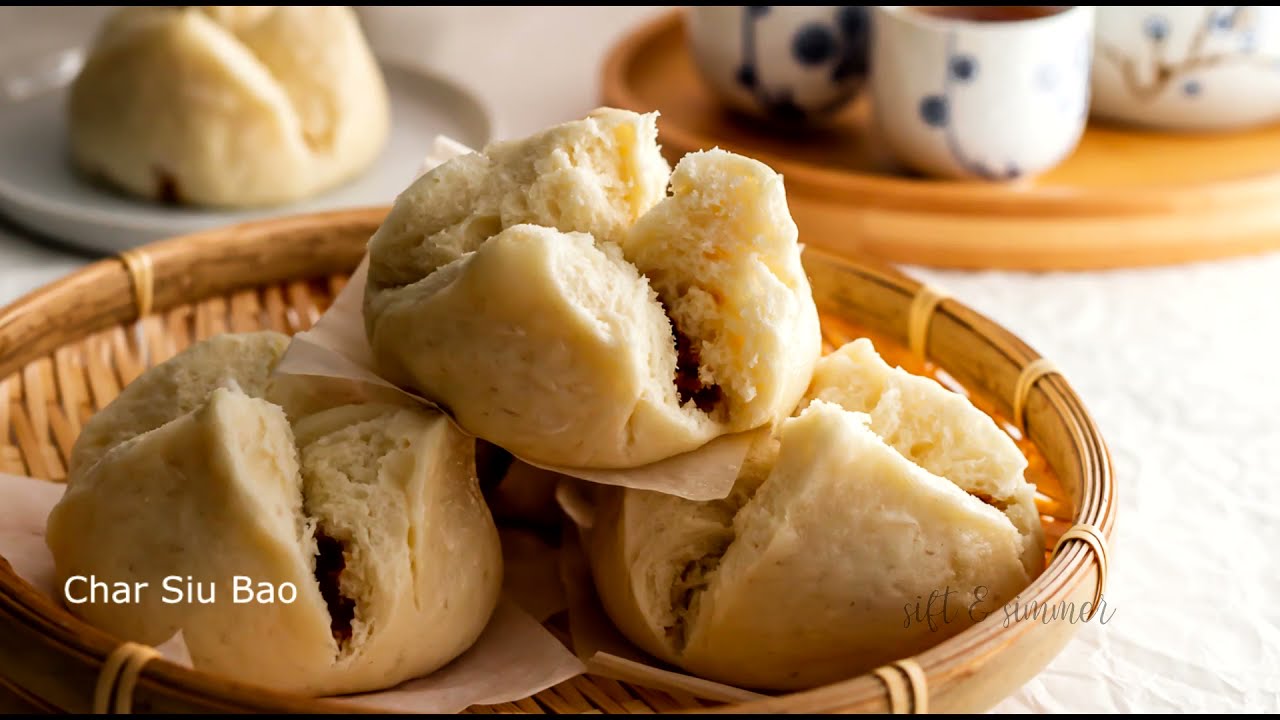 The SECRET to Making CRACKED Steamed BBQ Pork Buns (Char Siu Bao)