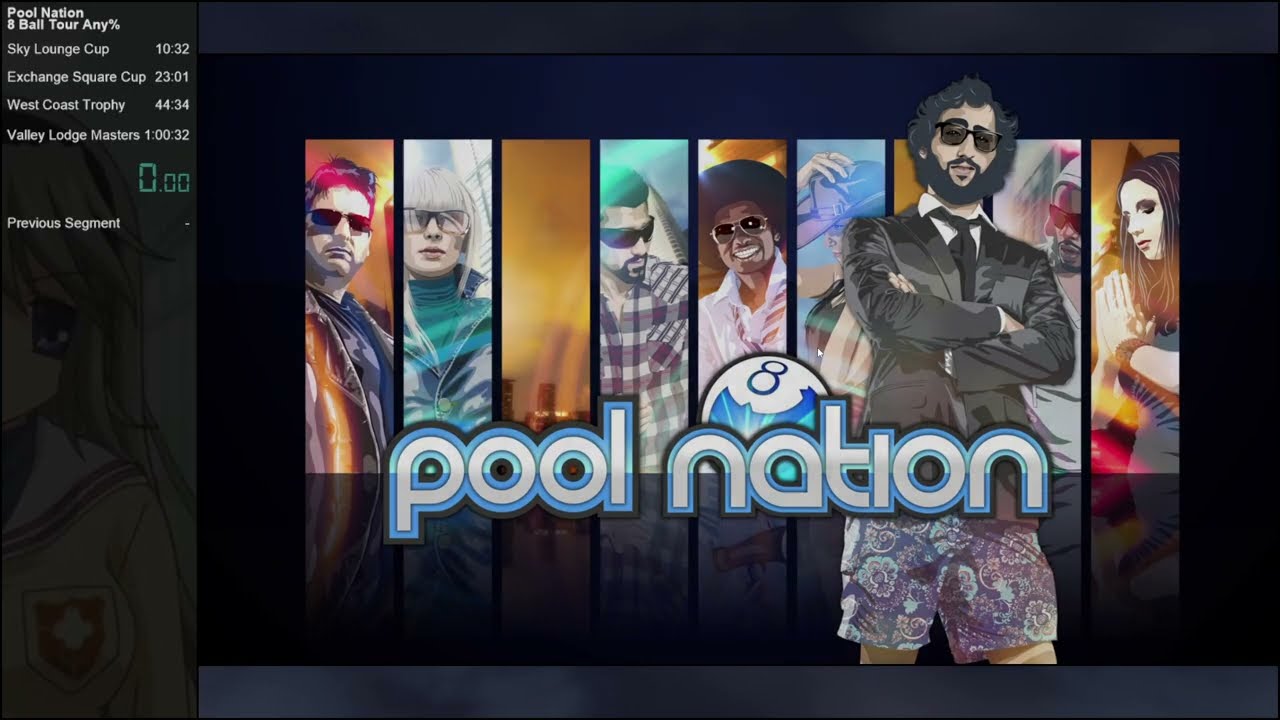 Pool Nation - 8 Ball Tour Any% Speedrun [0:51:18]